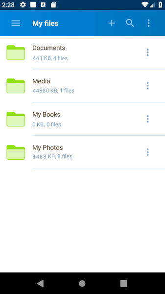 Alfafile.net File Manager - عکس برنامه موبایلی اندروید
