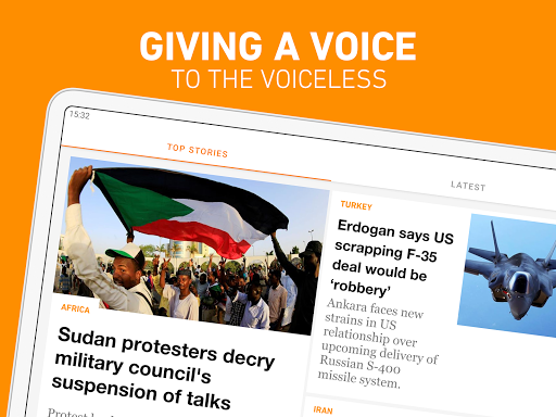 Al Jazeera English - عکس برنامه موبایلی اندروید