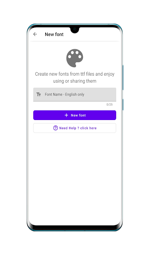 HFonts - font & emoji manager - عکس برنامه موبایلی اندروید