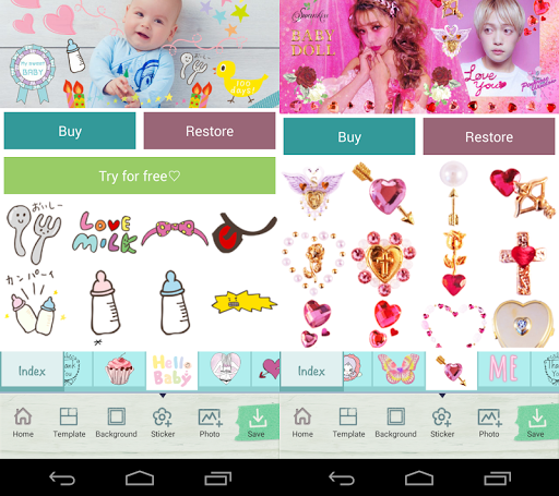 PicoSweet - Kawaii deco with ۱ tap - عکس برنامه موبایلی اندروید