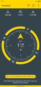 Just a Compass - عکس برنامه موبایلی اندروید