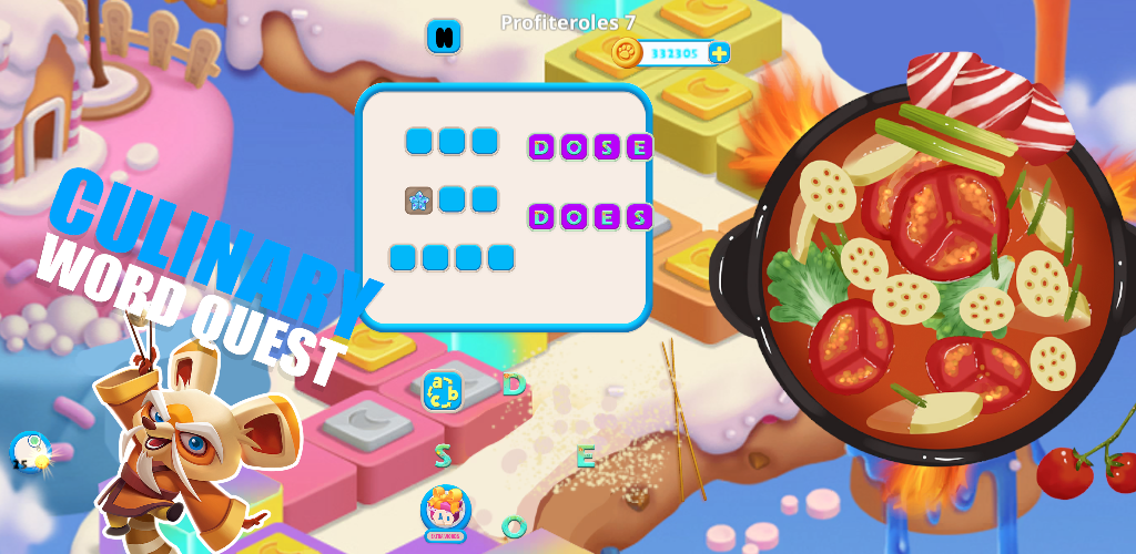 Culinary Word Quest: Embark - عکس بازی موبایلی اندروید