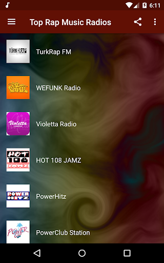 Rap Radios Live - Image screenshot of android app