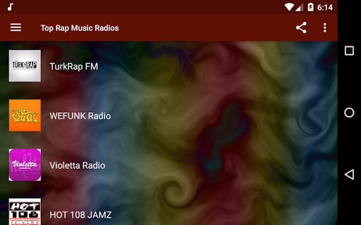 Rap Radios Live - عکس برنامه موبایلی اندروید