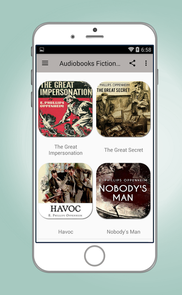 Audiobooks Fiction Storiess - عکس برنامه موبایلی اندروید