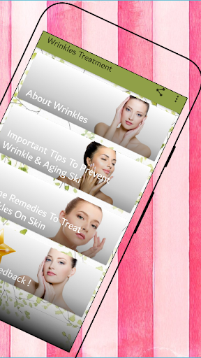 Get Rid Of Wrinkles Naturally - Image screenshot of android app