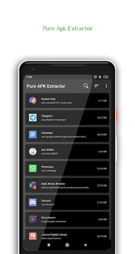 Pure Apk Extractor: App Backup - Image screenshot of android app