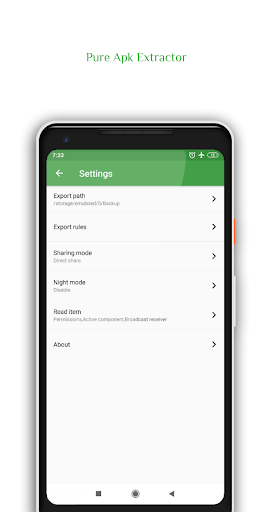 Pure Apk Extractor: App Backup - Image screenshot of android app