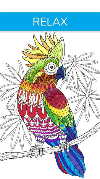 Free Adult Coloring Book App | - Image screenshot of android app