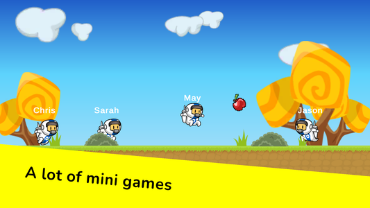 Illustration of online mini-games