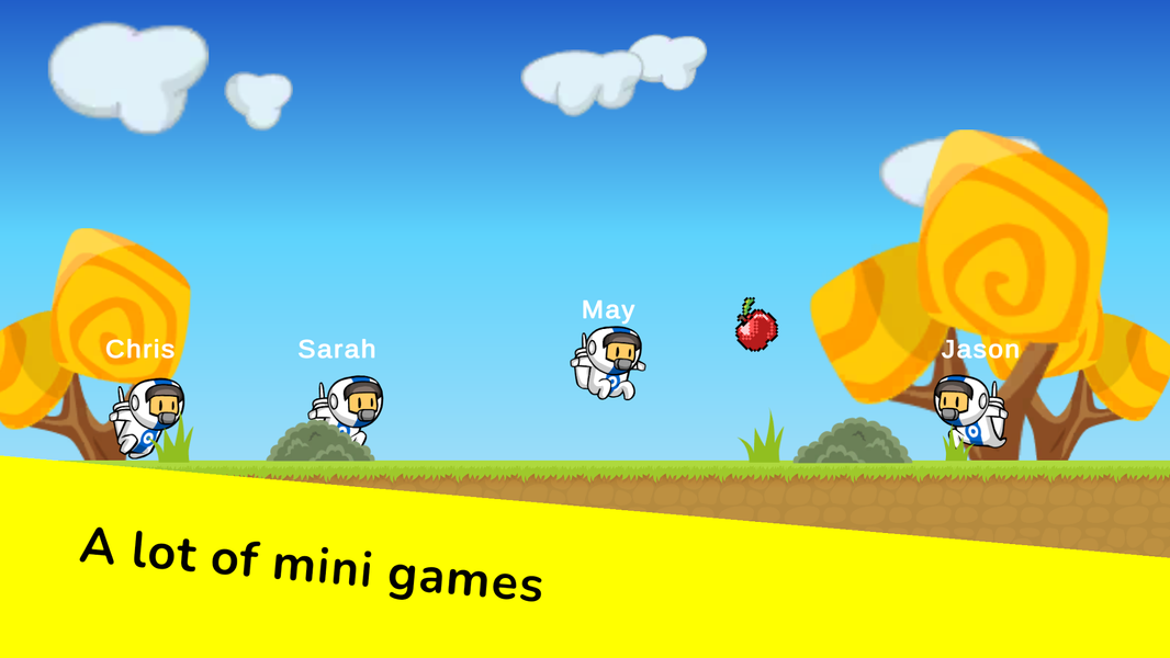 Online Mini Games: 4 player - Gameplay image of android game