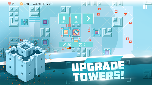 Mini TD 2: Relax Tower Defense - Gameplay image of android game