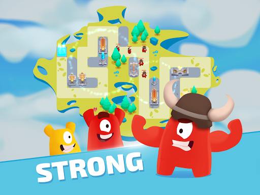 Sky TD: Hardcore Tower Defense - Gameplay image of android game