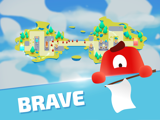 Sky TD: Hardcore Tower Defense - Gameplay image of android game