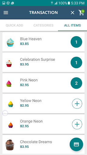 Authorize.Net Mobile POS - Image screenshot of android app