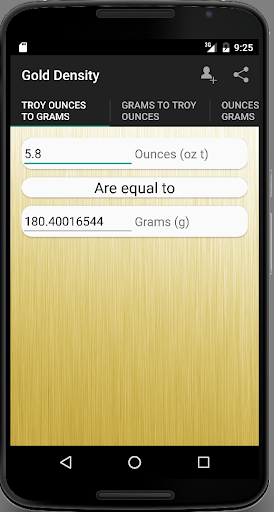 Gold Density - عکس برنامه موبایلی اندروید