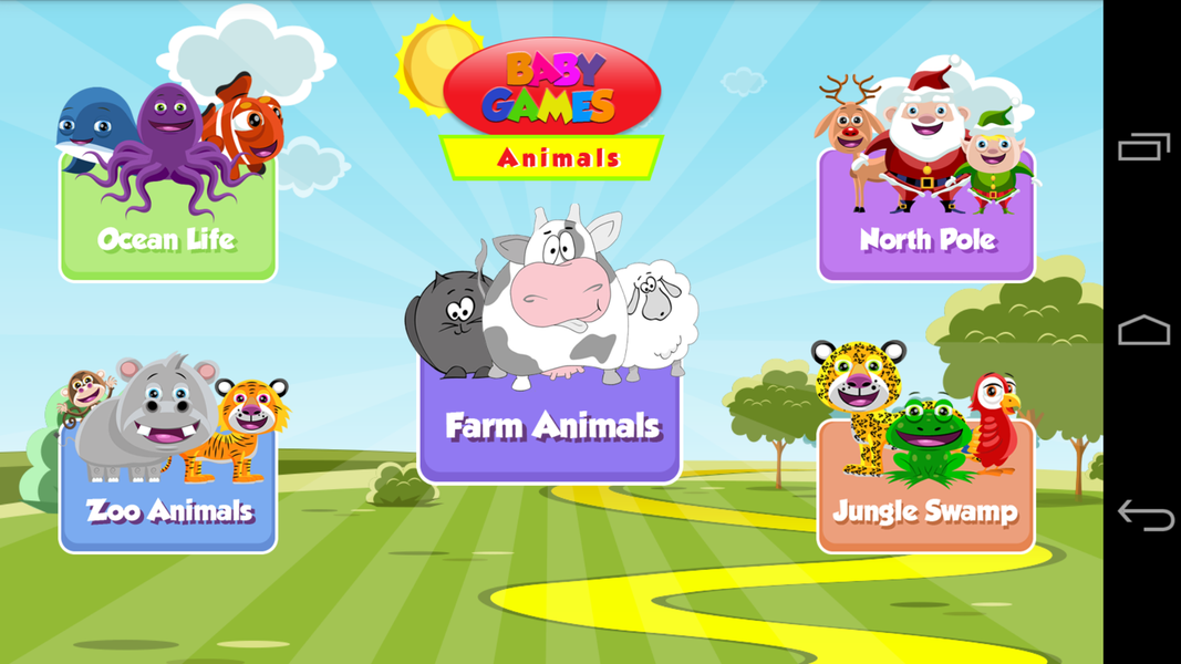 Baby Games Animal Sounds Free - عکس بازی موبایلی اندروید