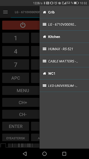 irplus - Infrared Remote - عکس برنامه موبایلی اندروید