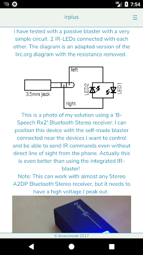 irplus WAVE - Infrared Remote - عکس برنامه موبایلی اندروید