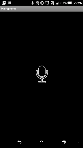 Microphone - عکس برنامه موبایلی اندروید