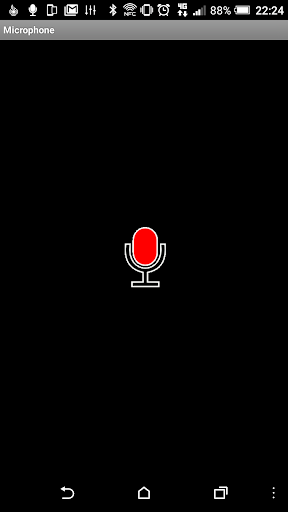 Microphone - Image screenshot of android app