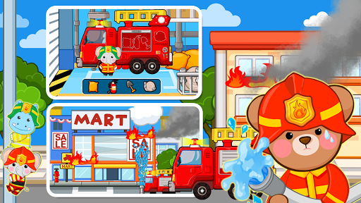 Children's Fire Truck Game - F - عکس برنامه موبایلی اندروید