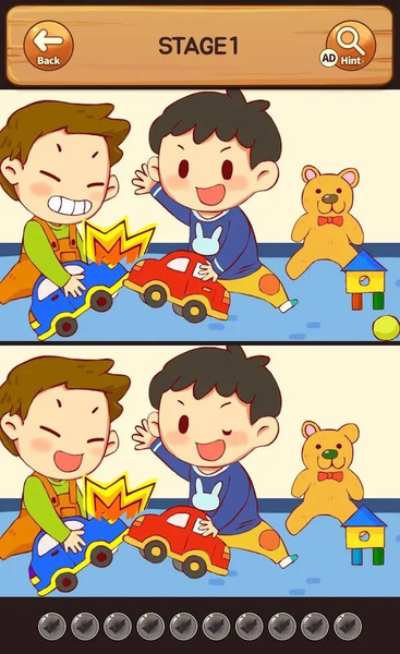 Kids Find the differences Puz - عکس بازی موبایلی اندروید