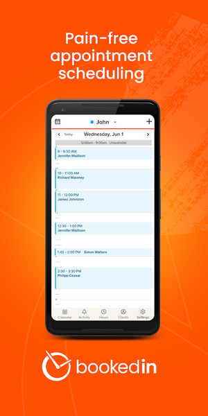 Bookedin: Online Booking App - عکس برنامه موبایلی اندروید