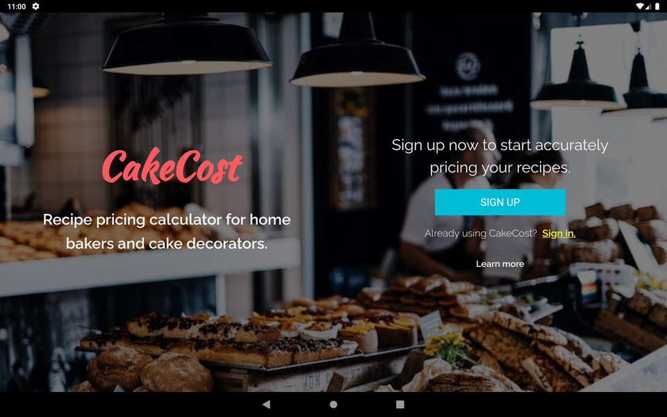 CakeCost - عکس برنامه موبایلی اندروید