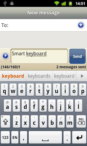 French for Smart Keyboard - Image screenshot of android app