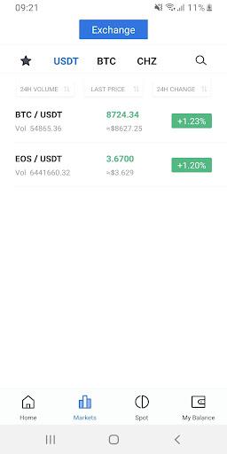 Chiliz Exchange - عکس برنامه موبایلی اندروید