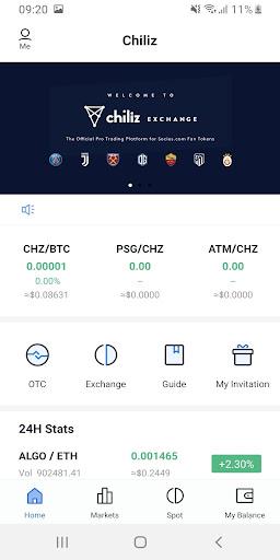 Chiliz Exchange - عکس برنامه موبایلی اندروید