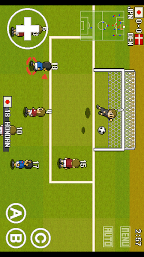 PORTABLE SOCCER DX Lite - Gameplay image of android game