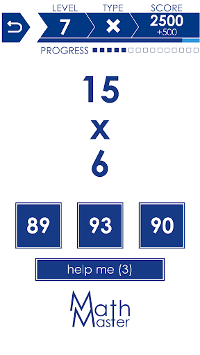 Math Master - Math games - Gameplay image of android game