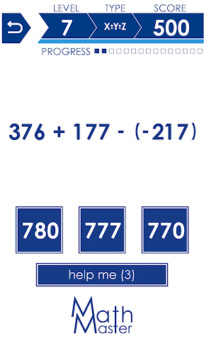 Math Master - Math games - Gameplay image of android game