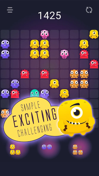 Block Puzzle Monster - Gameplay image of android game