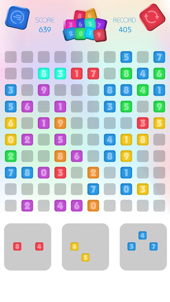 Block Puzzle Numbers - Gameplay image of android game