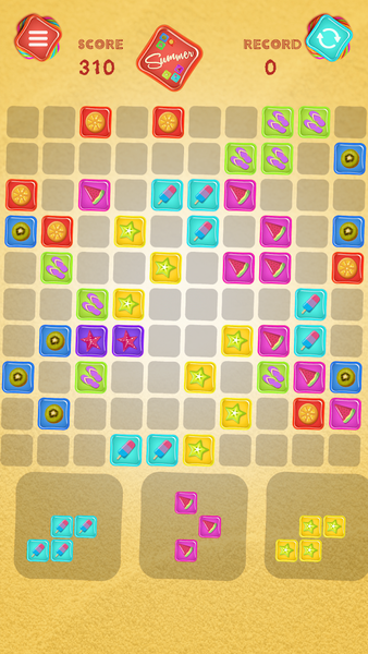 Block Puzzle Summer - عکس بازی موبایلی اندروید
