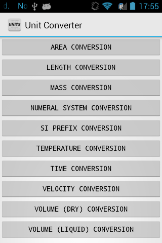 Unit Converter - Image screenshot of android app