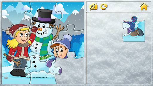 Christmas Puzzles for Kids - Gameplay image of android game