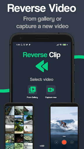 Reverse Clip - Reverse and share videos ! - Image screenshot of android app