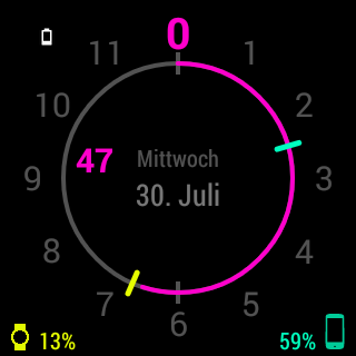 Chrono Watch Face for Wear - عکس برنامه موبایلی اندروید