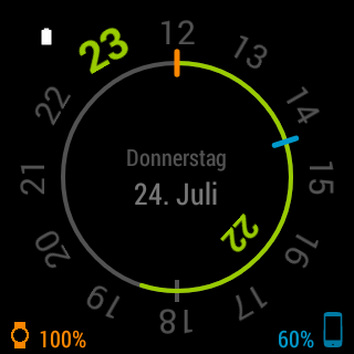Chrono Watch Face for Wear - عکس برنامه موبایلی اندروید