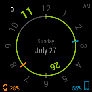 Chrono Watch Face for Wear - عکس برنامه موبایلی اندروید
