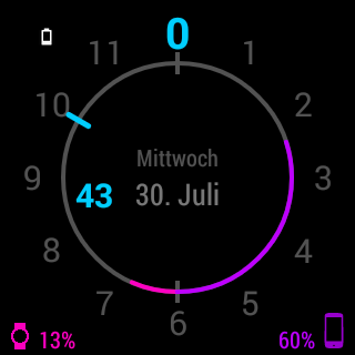 Chrono Watch Face for Wear - عکس برنامه موبایلی اندروید