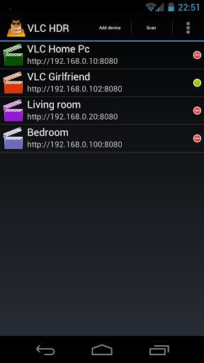 CJ VLC HD Remote (+ Stream) - Image screenshot of android app