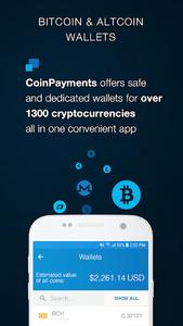 CoinPayments - Crypto Wallet for Bitcoin/Altcoins - Image screenshot of android app
