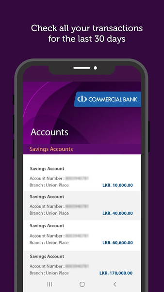 ComBank ePassbook - عکس برنامه موبایلی اندروید