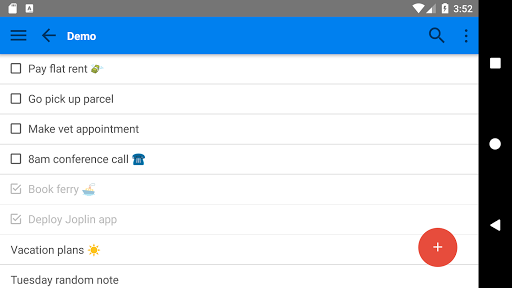 Joplin - عکس برنامه موبایلی اندروید