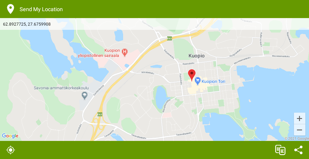 Send My Location - GPS Tracker - عکس برنامه موبایلی اندروید